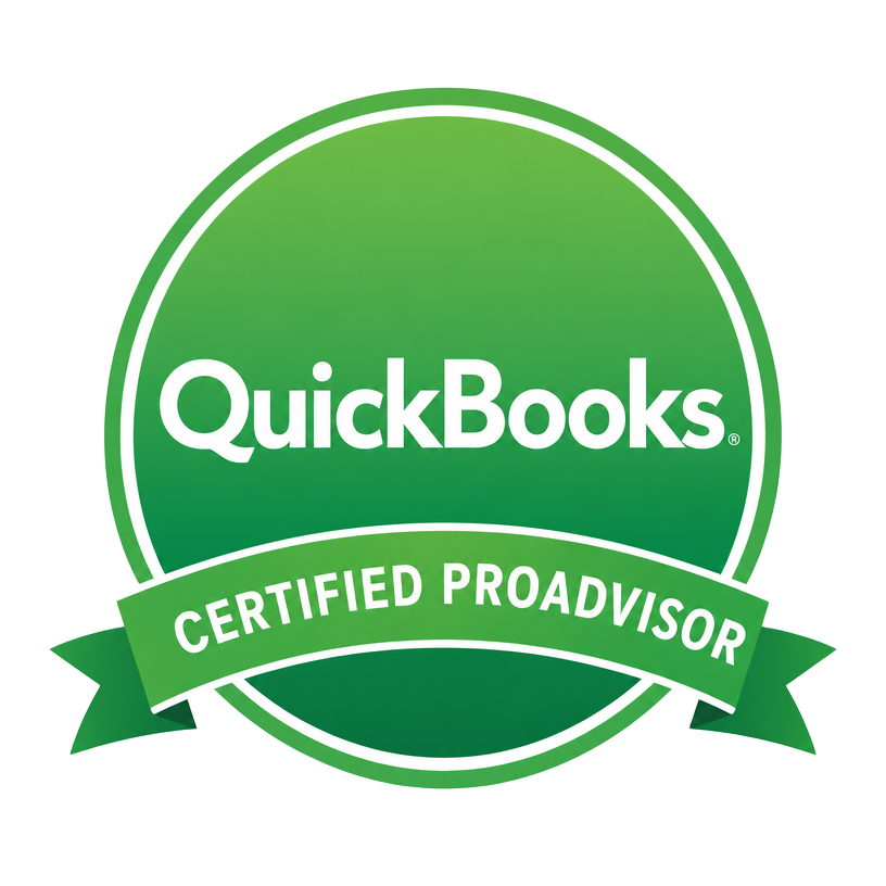 QuickBooks Certified ProAdvisor badge